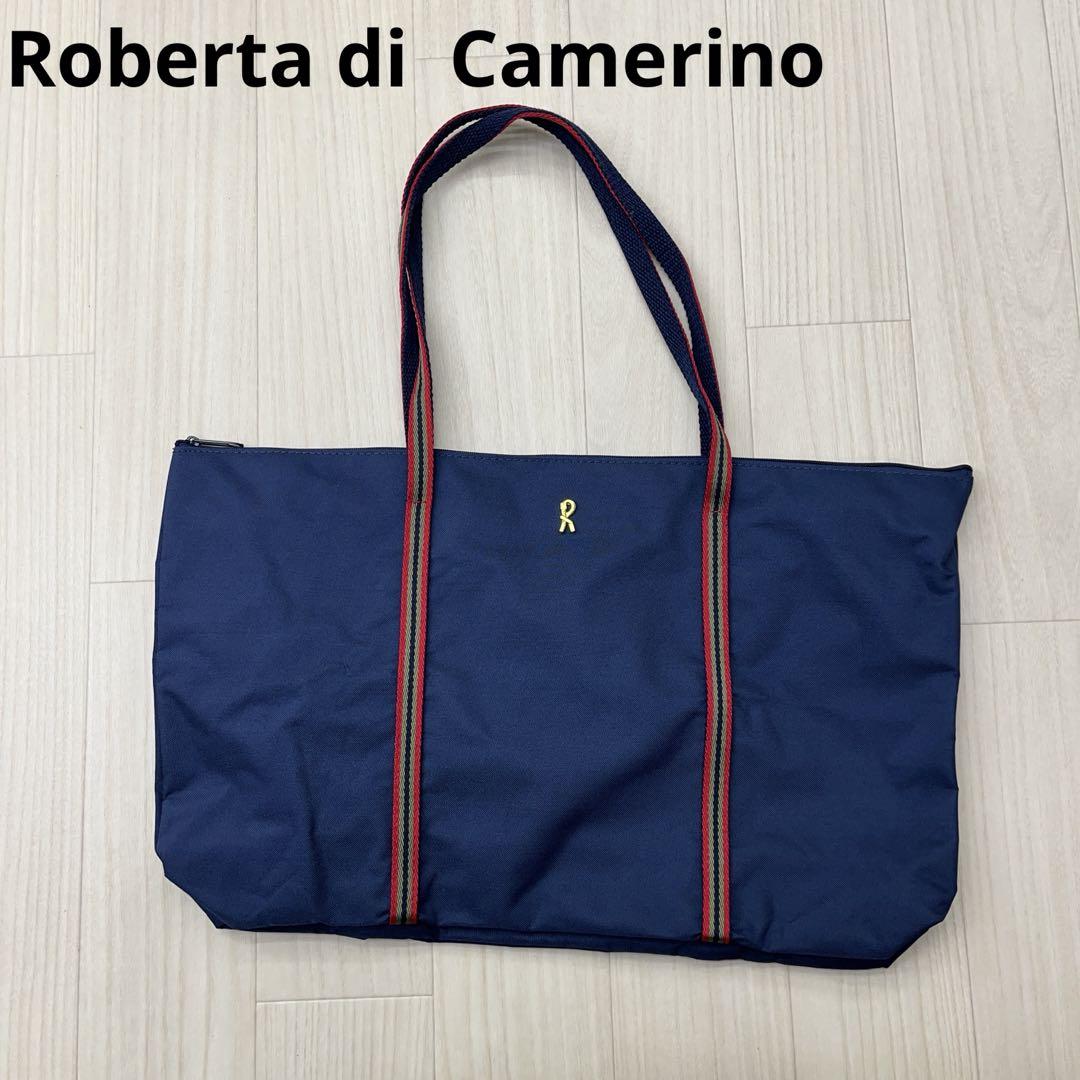 Roberta di Camerino ナイロン トートバッグ ネイビー