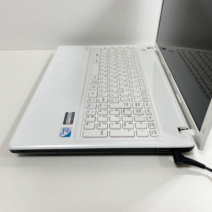 【期間限定送料無料】 艶☆ホワイト❦カメラ内蔵❦薄型❦キズ少な目の極上品✨NEC❦ノートパソコン - ノートPC