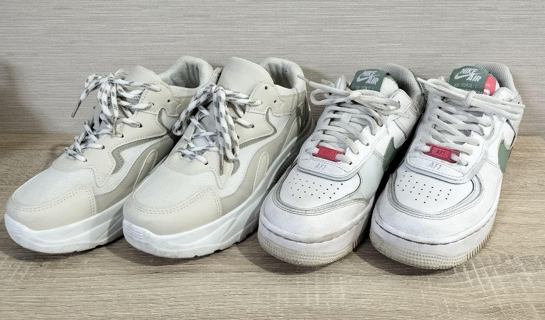 2足セット NIKE ナイキ エアフォース シャドウ 24.5cm 6,800円