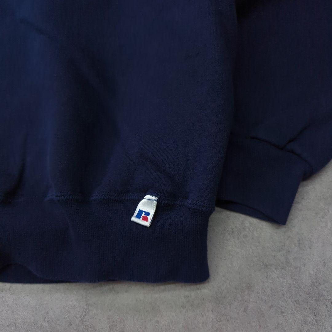 90s RUSSELL ATHLETIC XXL ネイビー 無地 スウェット