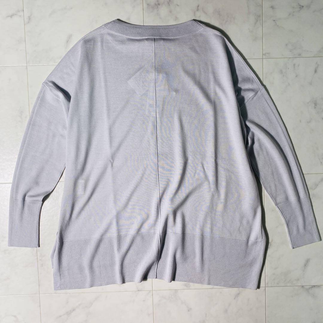 完売 2023AW theory luxe  プルオーバー ウォッシャブルニット