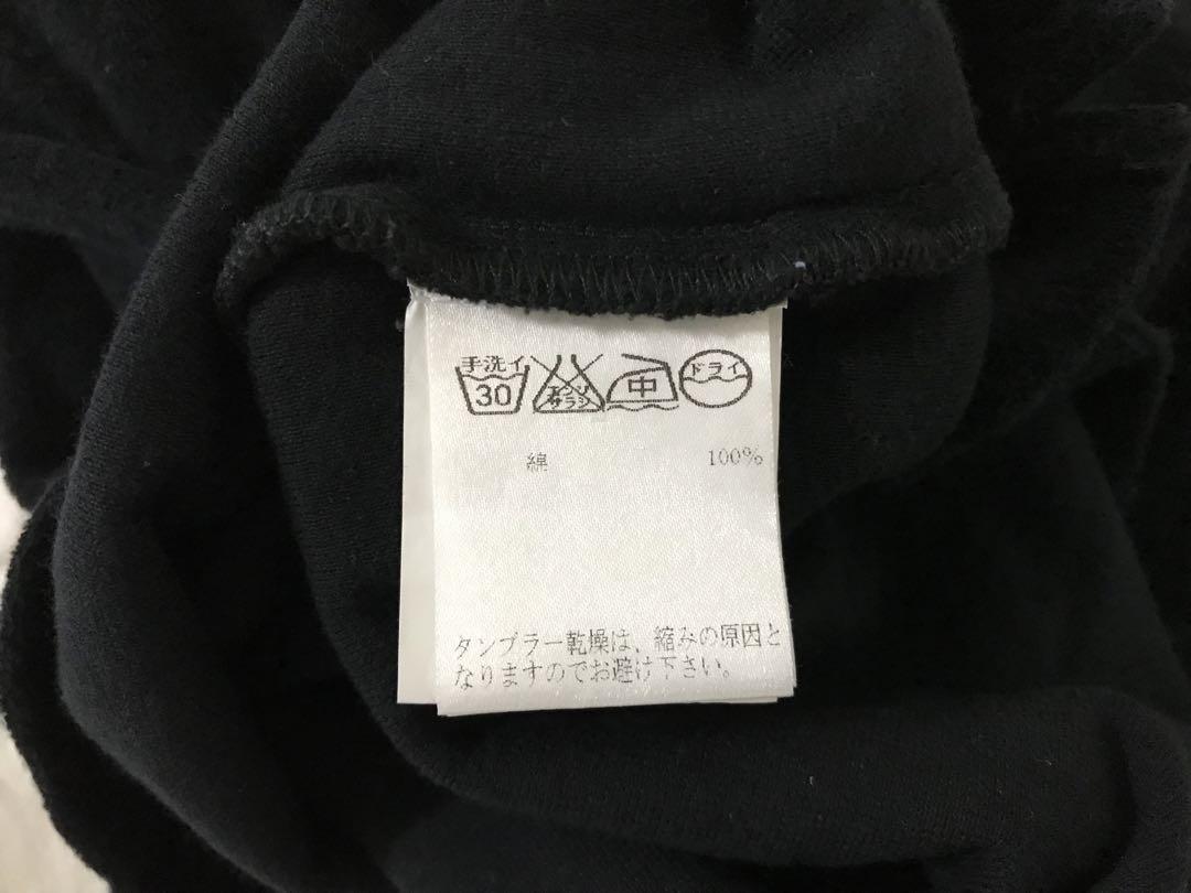 本物ギローバーGUYROVERコットンタオル生地ドレス半袖ポロシャツメンズ黒L