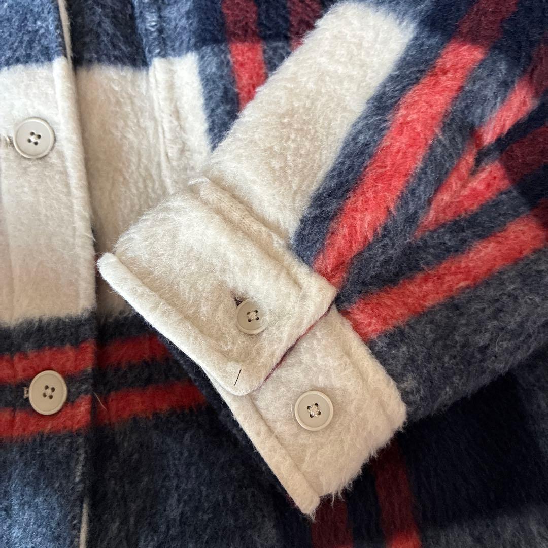 niko and... シャギーチェック ジャケット