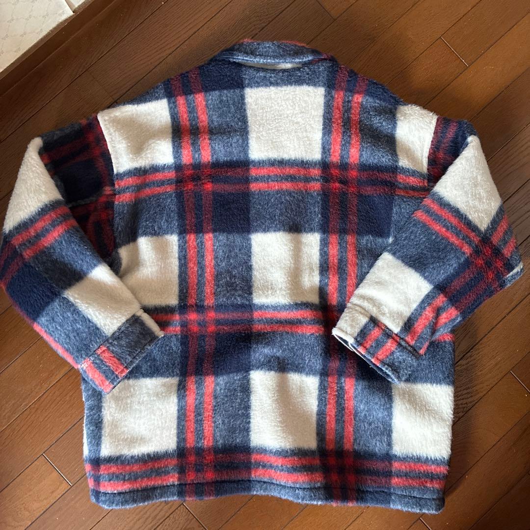 niko and... シャギーチェック ジャケット