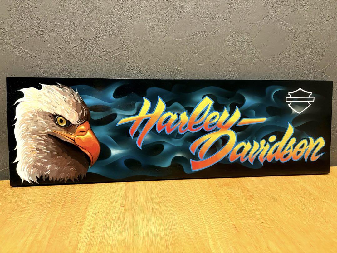 ハーレーダビッドソン　看板　Harley Davidson
