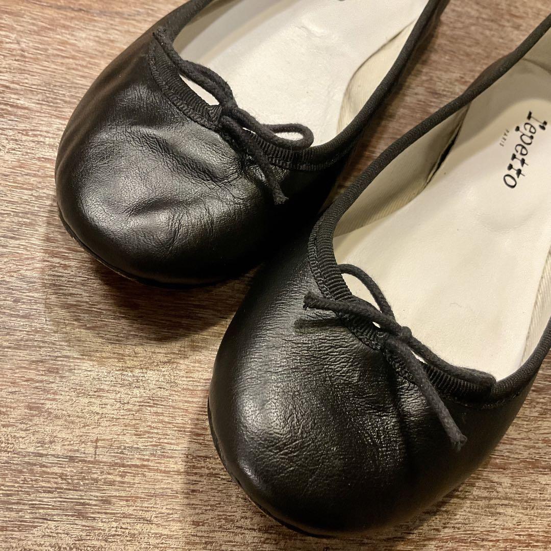 レペット Repetto バレエシューズ リボン フラット パンプス 37.5