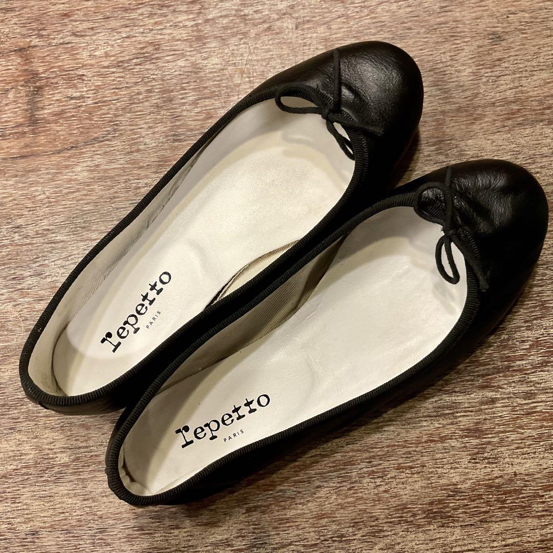 レペット Repetto バレエシューズ リボン フラット パンプス 37.5