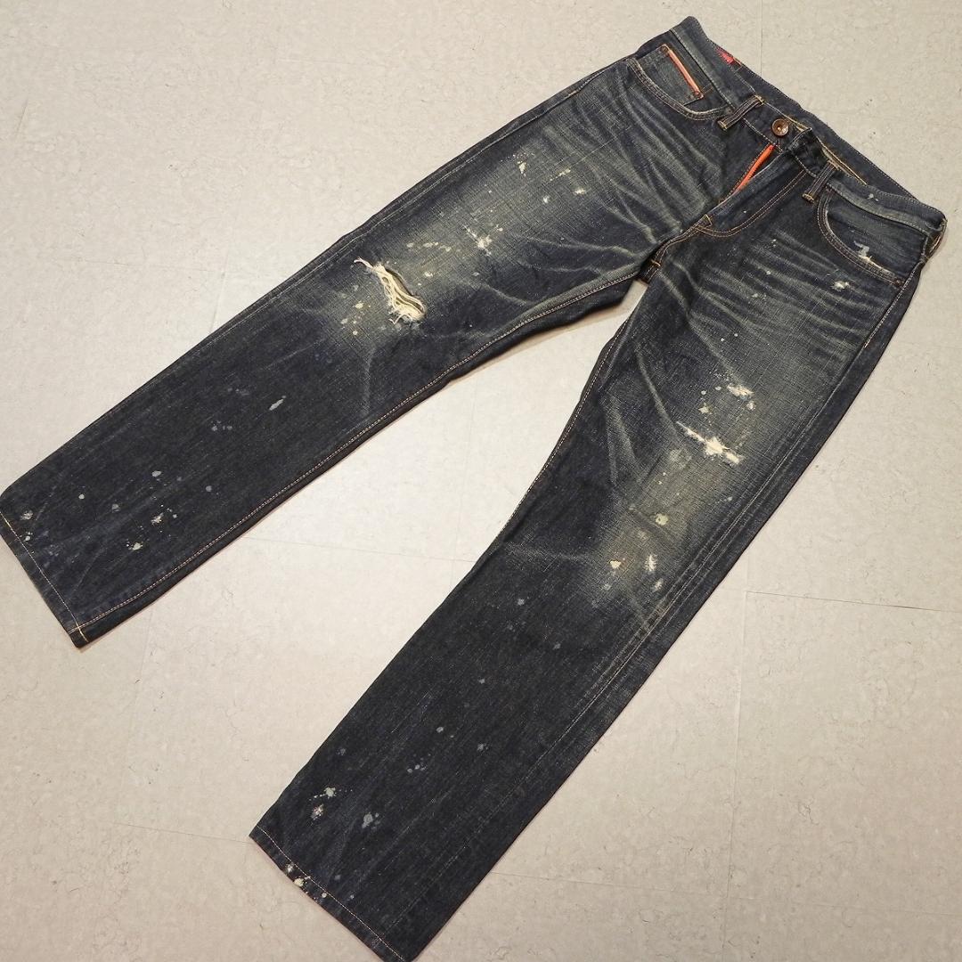 j90☆日本製 EDWIN エドウィン 505ZX シンチバック ストレート