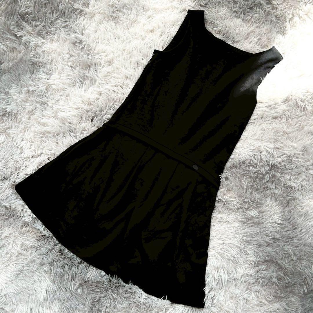 美品『FOXEY NEW YORK』フォクシー　フレアワンピース　ノースリーブ