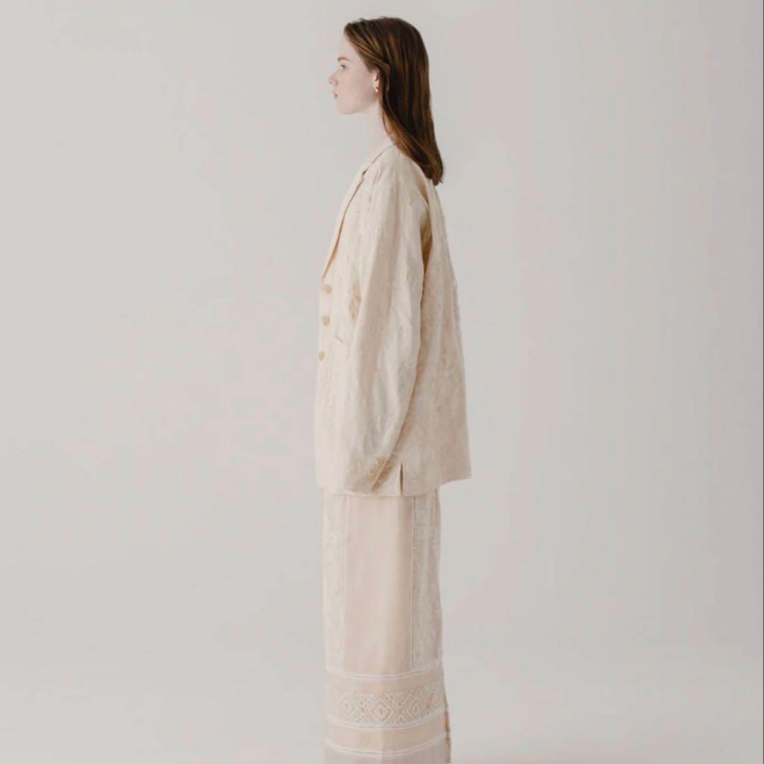 ジャケット・アウター Eaphi PATCHWORK EMBROIDERY LACE JACKET