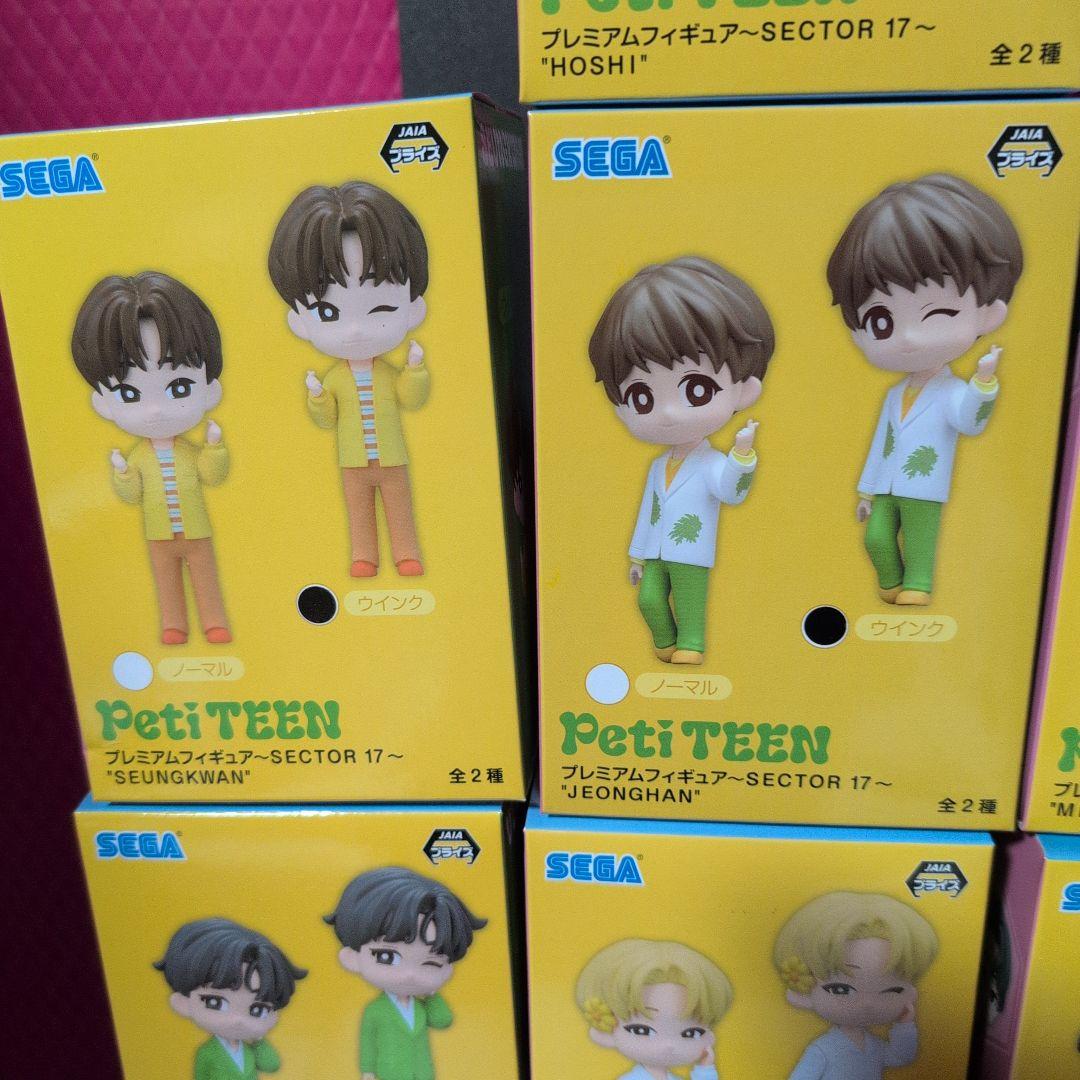 セブチ　フィギュア7体セット　ジョンハン　ホシ　ウジ　ミンギュスングァンTHE8