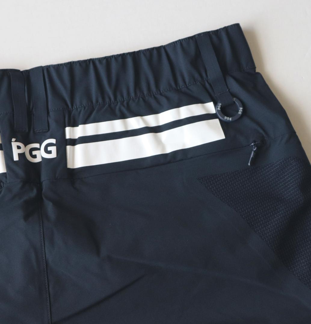 165 PGG 新品タグ付き ストレッチ ハーフパンツ ショートパンツ 4 M 新品タグ付き【PGG】4WAY高密度ストレッチ ショートパンツ 濃紺