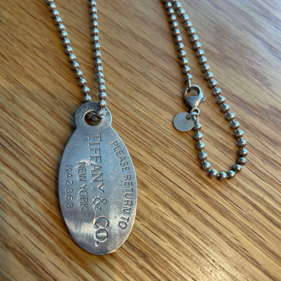 Tiffany & Co. プレート型ネックレス