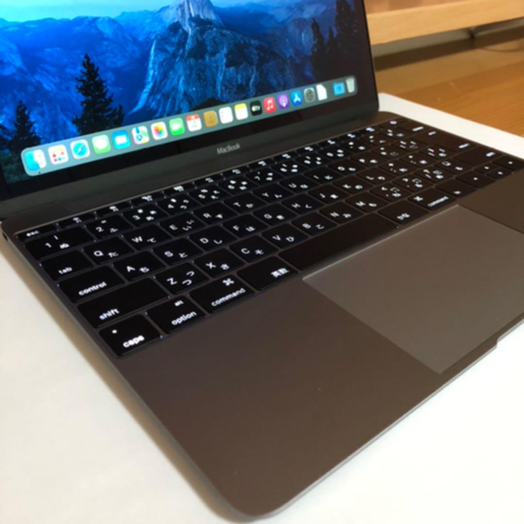 国産大得価 美品 12インチ スペースグレー q3omk-m14036782982 Macbook 安い日本製