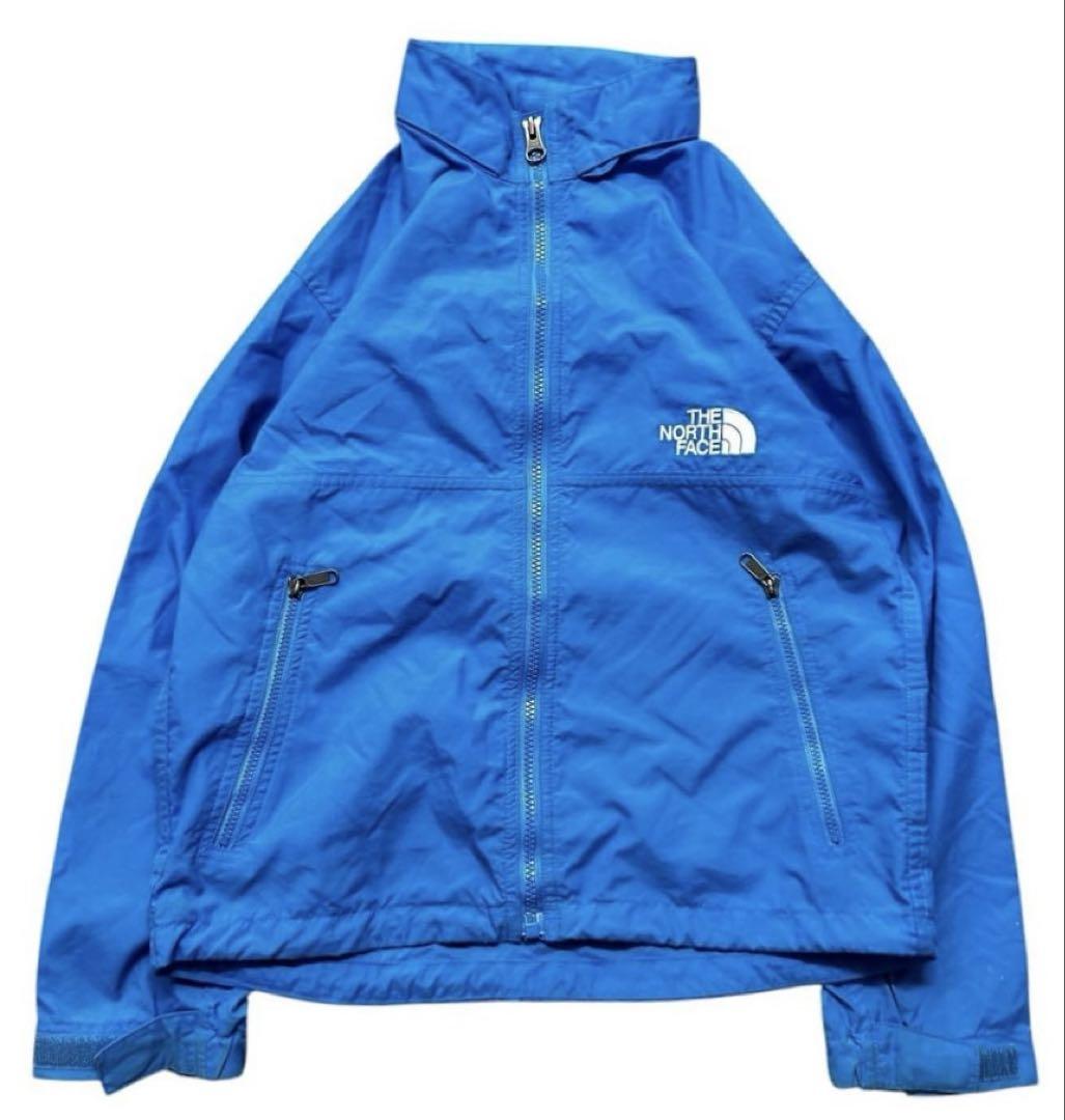 The North Face ワンポイントロゴ コンパクト ジャケット ブルー