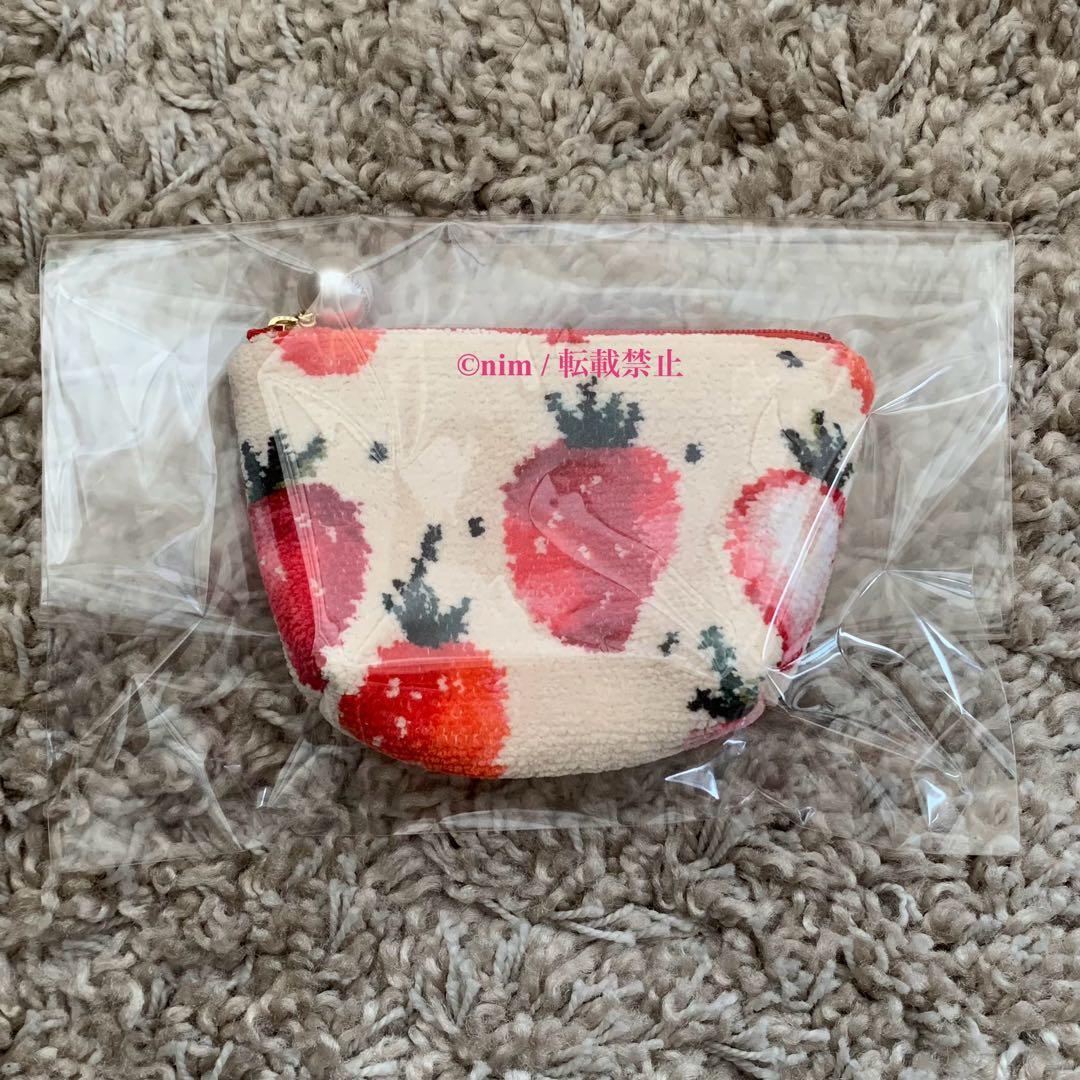 新品・未開封】フェイラー ストロベリードット ポーチ 匿名配送