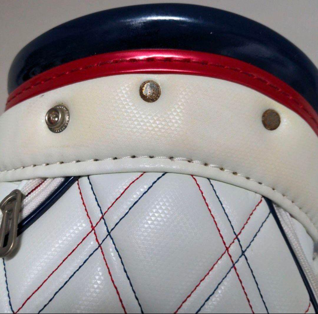 dc9 Callaway レザー キャディバッグ 白 dc9 Callaway レザー キャディバッグ 白