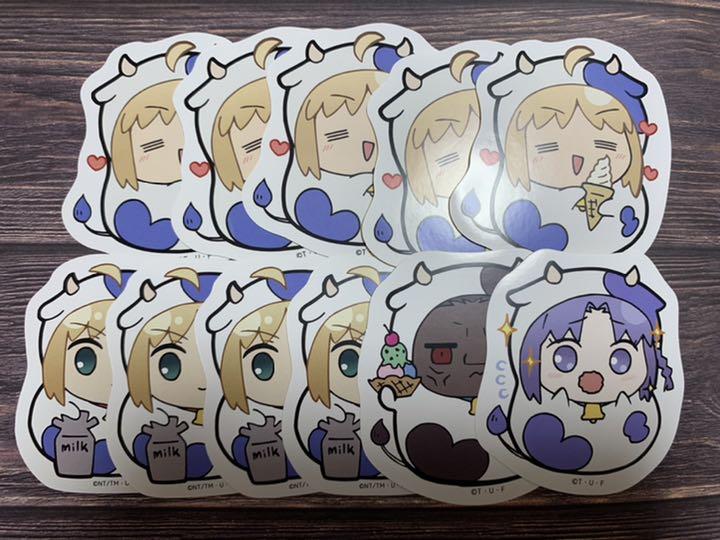 メルカリ Fate 干支ステッカー セイバー バーサーカー キャスター キャラクターグッズ 855 中古や未使用のフリマ