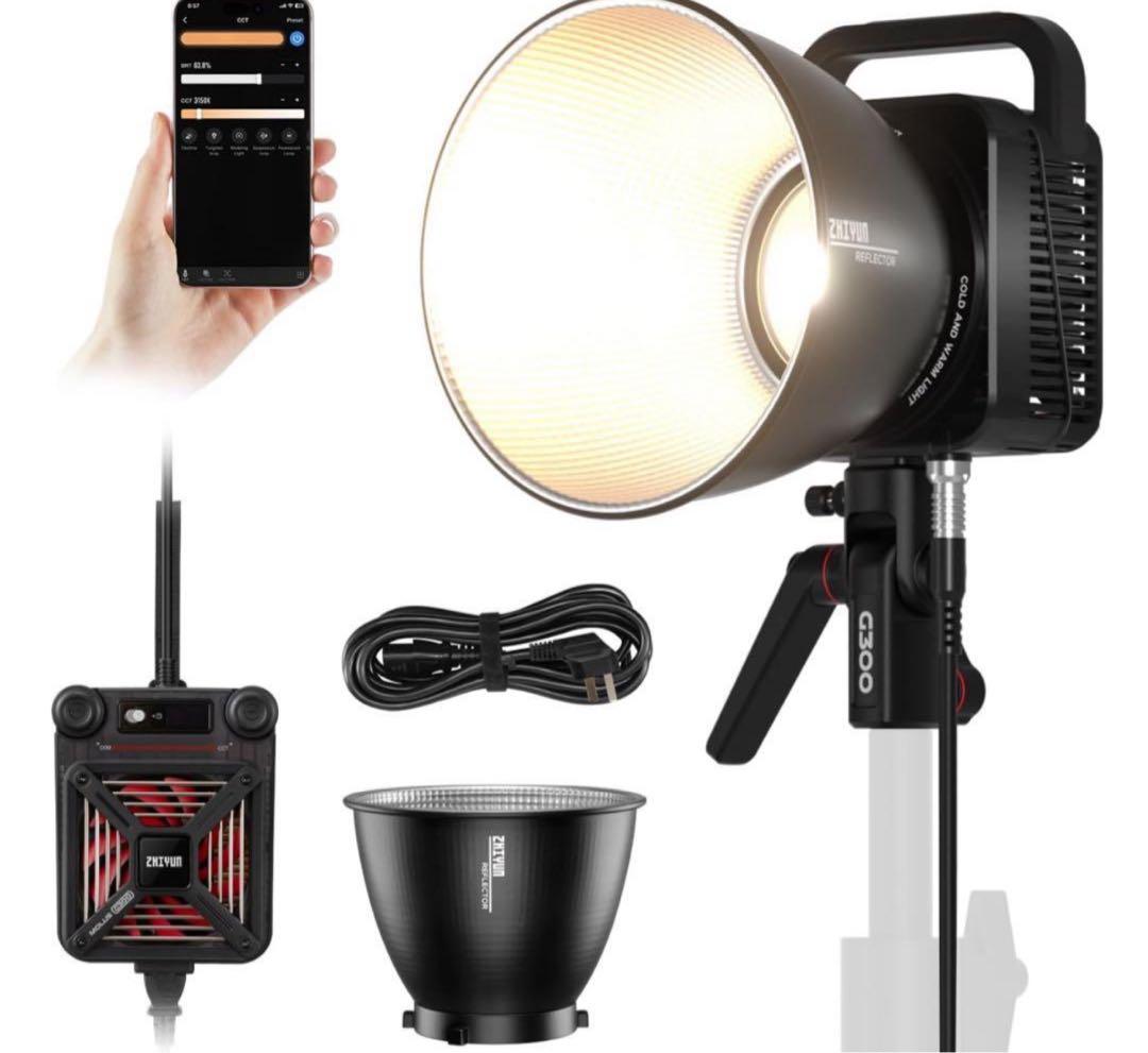 【新品】ZHIYUN MOLUS G300 300W LEDビデオライト