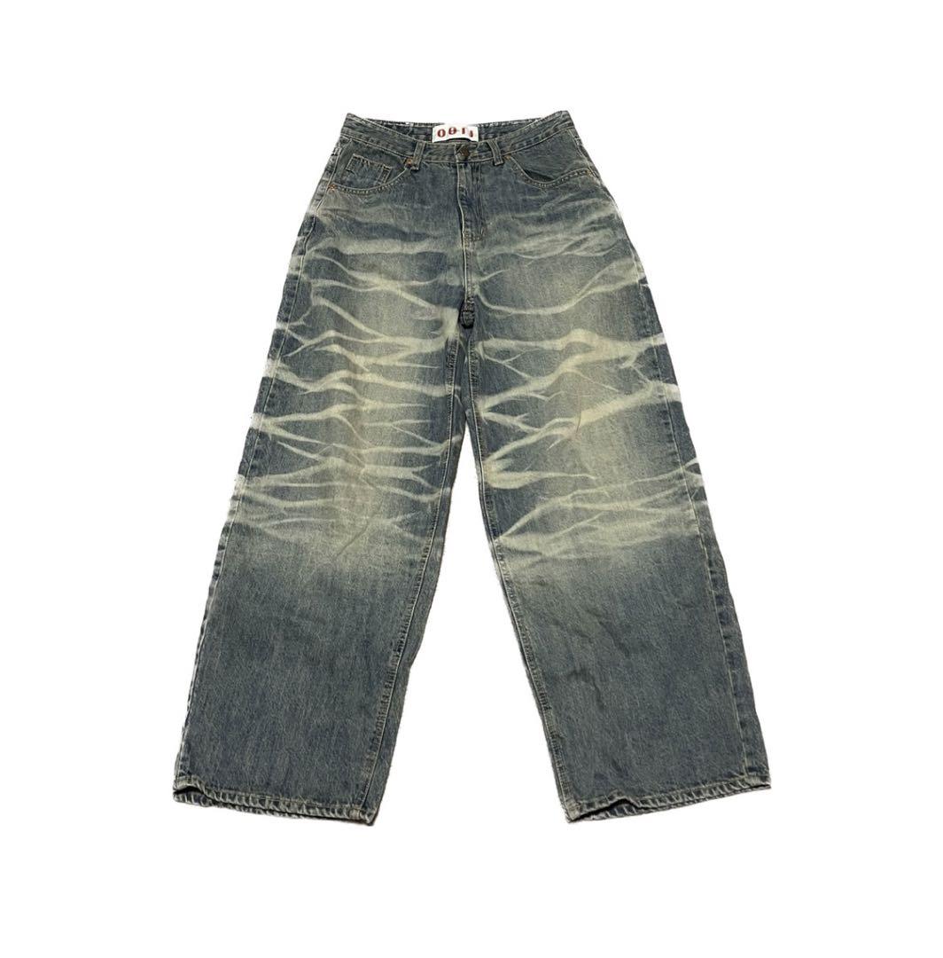 fairy grunge acubi street lewkin ワイド デニム