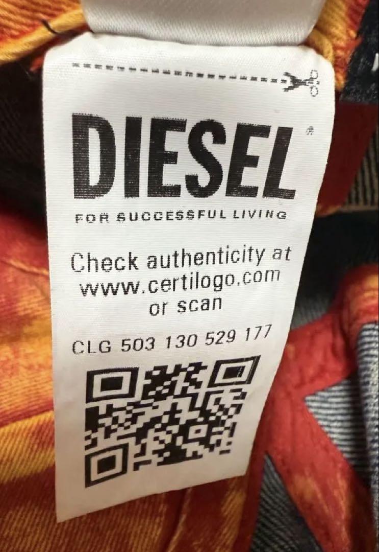 DIESEL デニム風キャップ サイズII