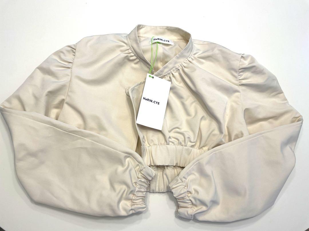 ジャケット・アウター HeRIN.CYE Many gather short blouson