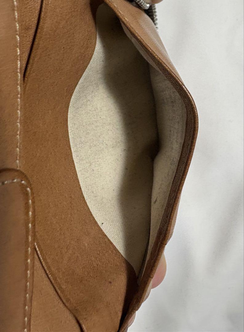 値下げ Hender Sheme レザー 二つ折り財布 黒