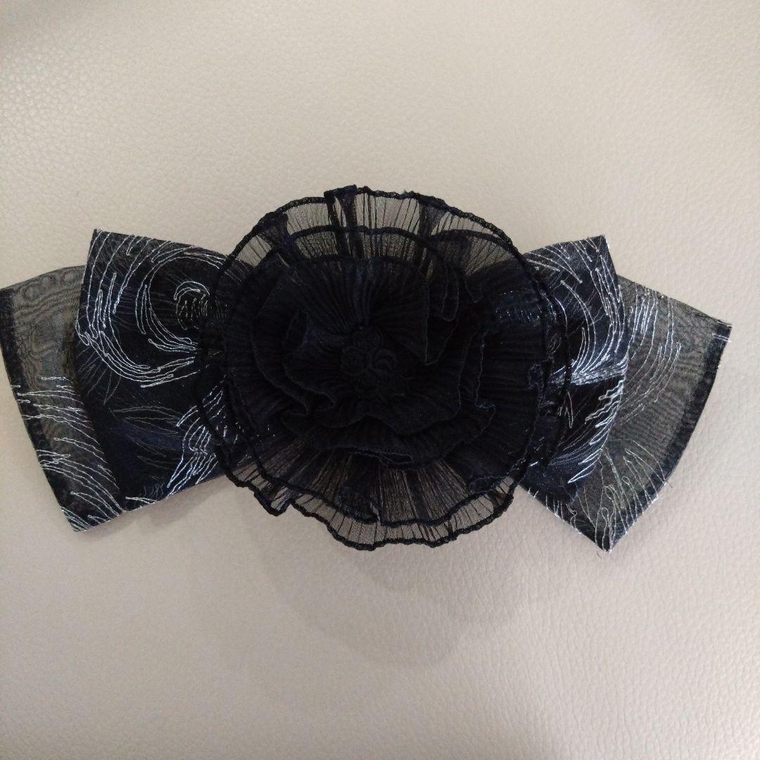 ハナエモリ薔薇刺繍オーガンジーフォーマルドレスビンテージ