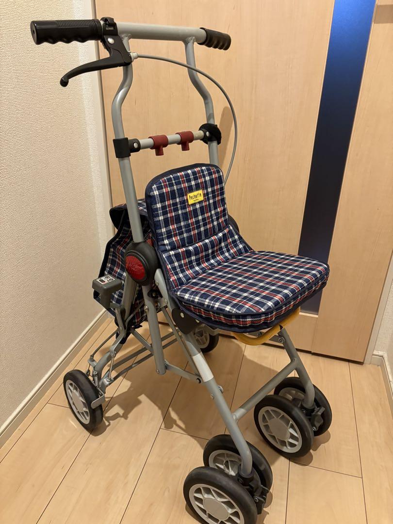 美品【須恵廣工業】ポシェットボンベⅡ シルバーカー