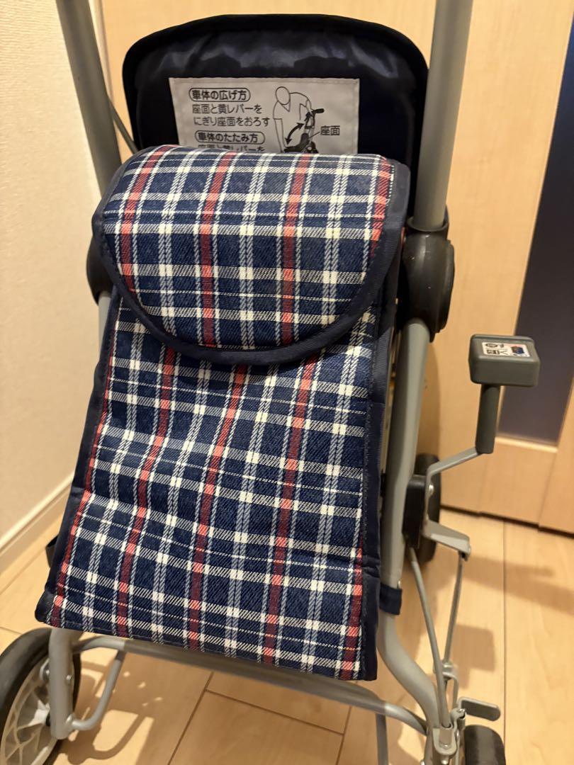 美品【須恵廣工業】ポシェットボンベⅡ シルバーカー