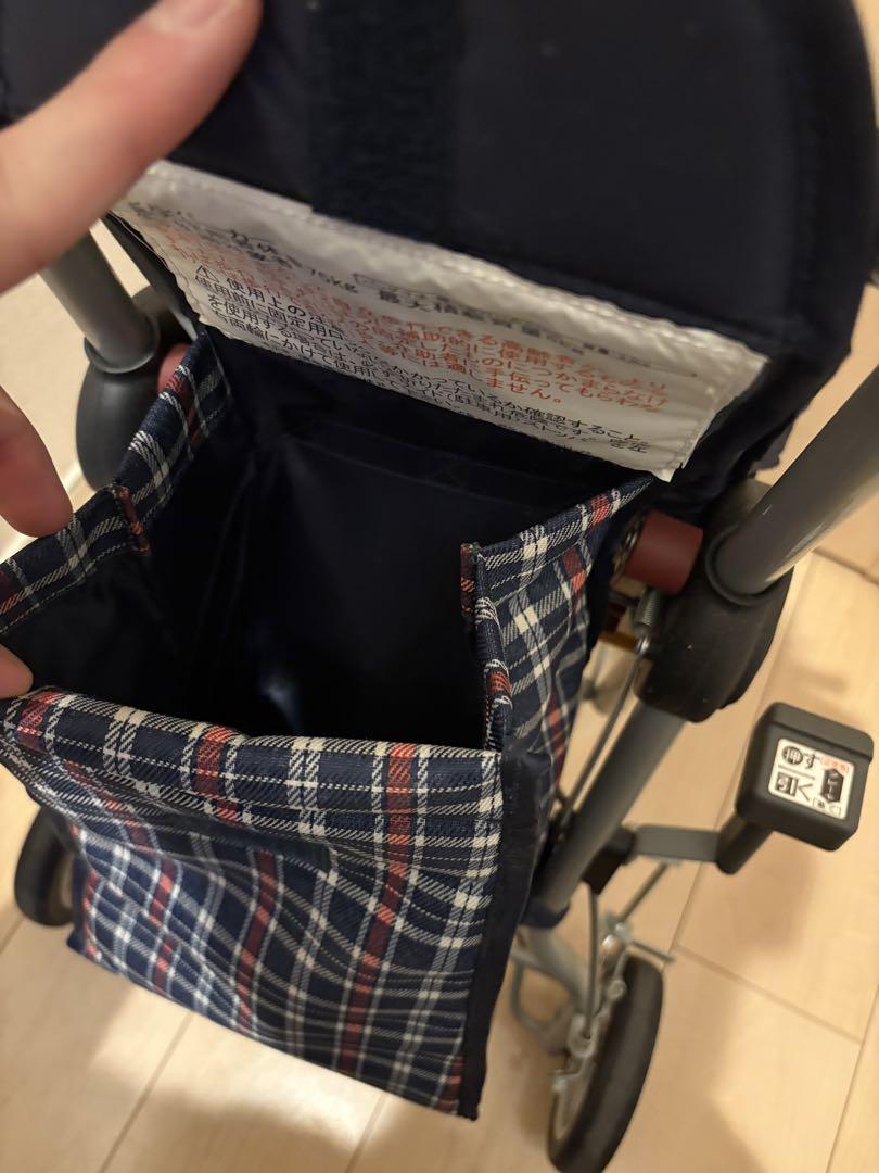 美品【須恵廣工業】ポシェットボンベⅡ シルバーカー