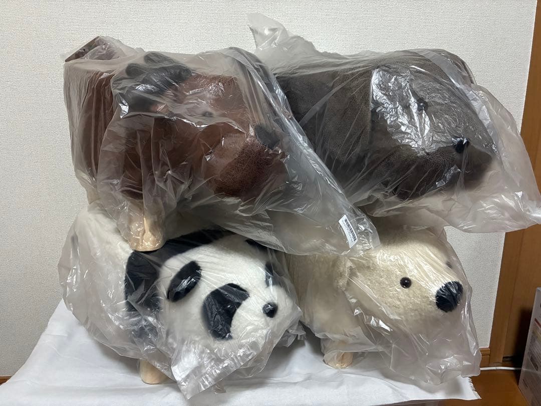 【新品未使用】アニマルスツール ほっこり パンダ　白クマ　イヌ　トナカイ