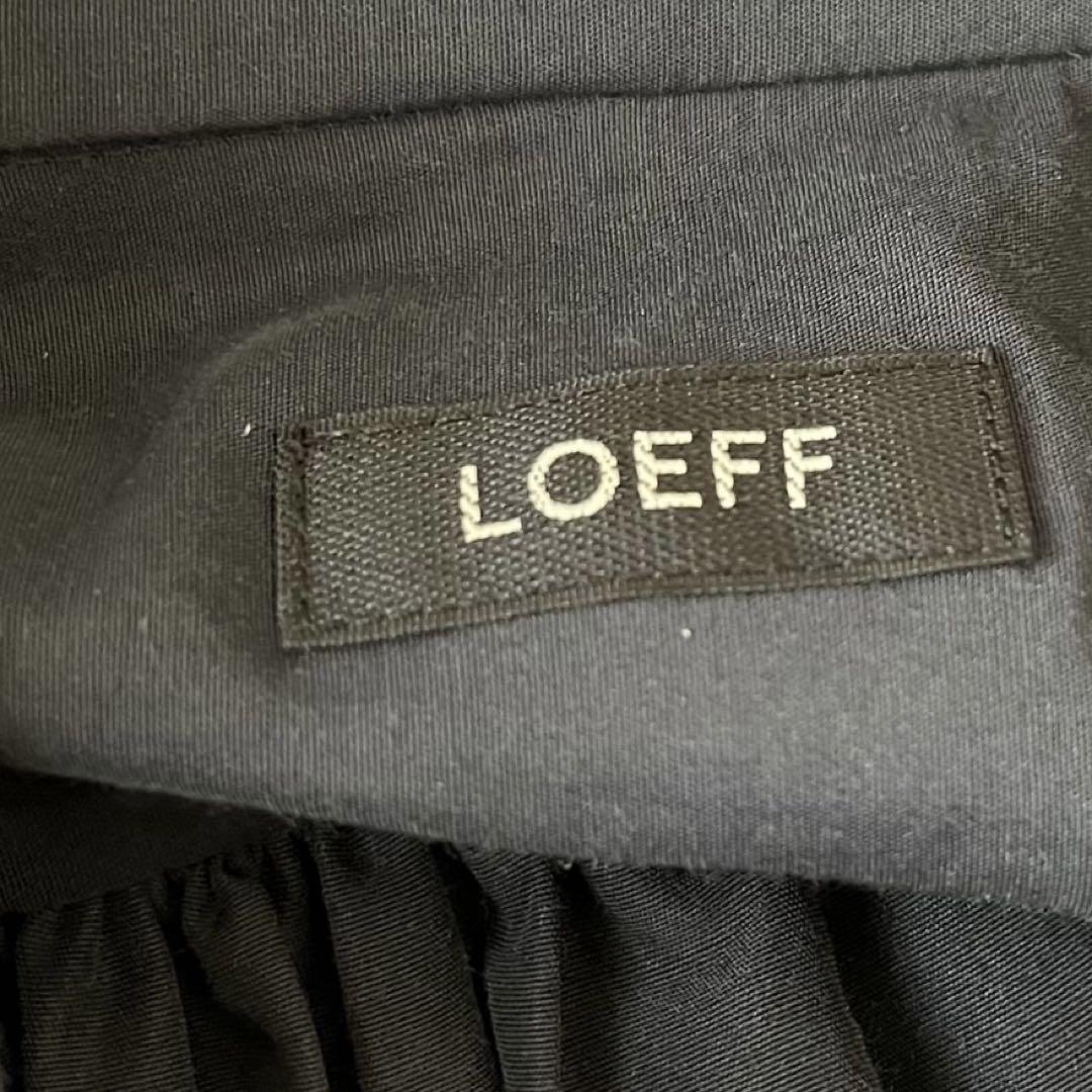 LOEFF（ロエフ）の「＜LOEFF＞タフタ ギャザー ボウタイブラウス