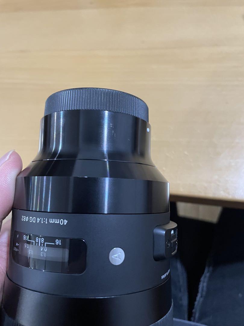 最終値下げ 美品 SIGMA 40mm F1.4 DG HSM Art ソニー - メルカリ