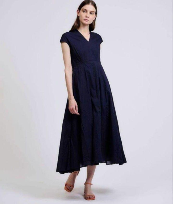 【美品】MARIHA マリハ Aラインマキシ丈ワンピース