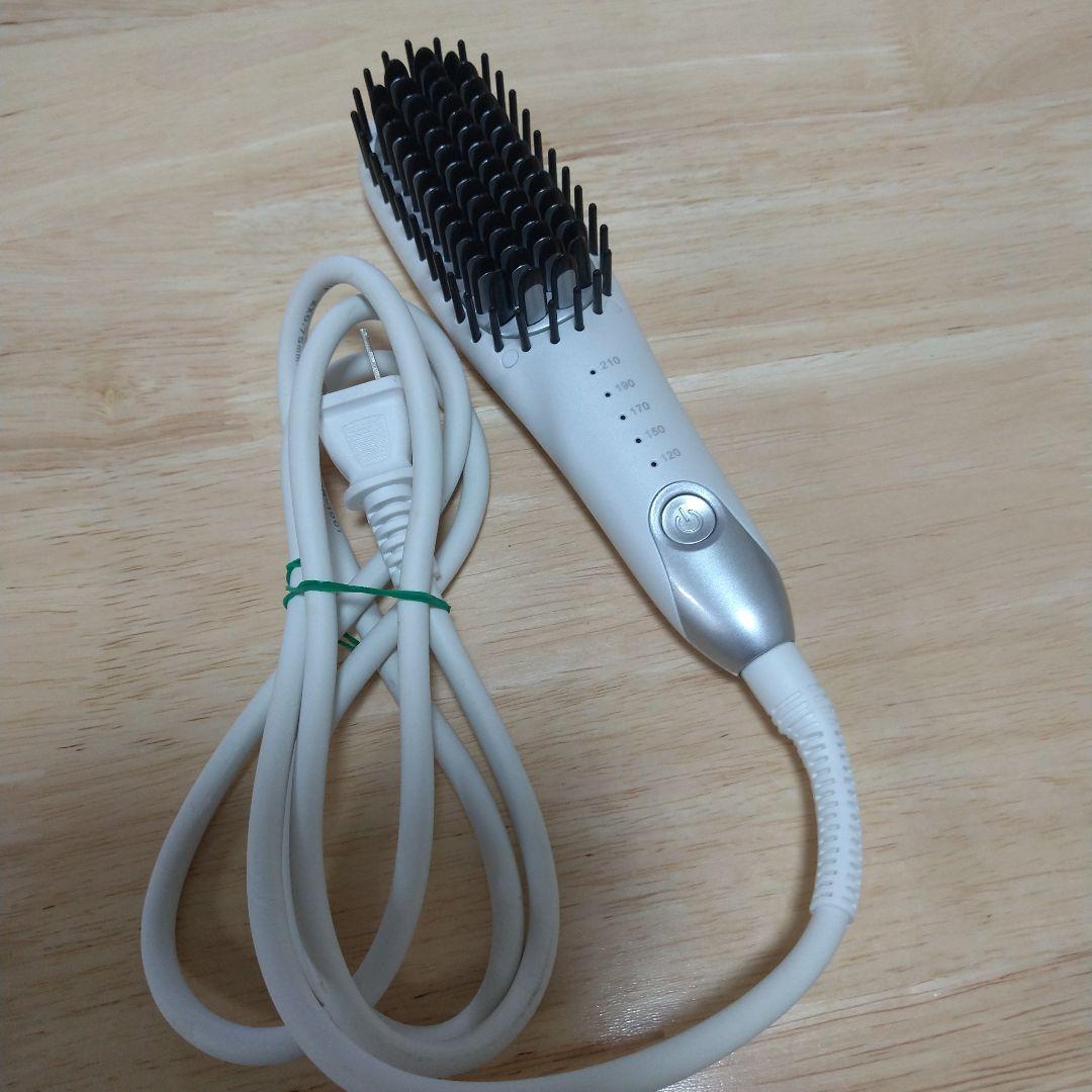 Agetuya ブラシヘアアイロン ホワイト