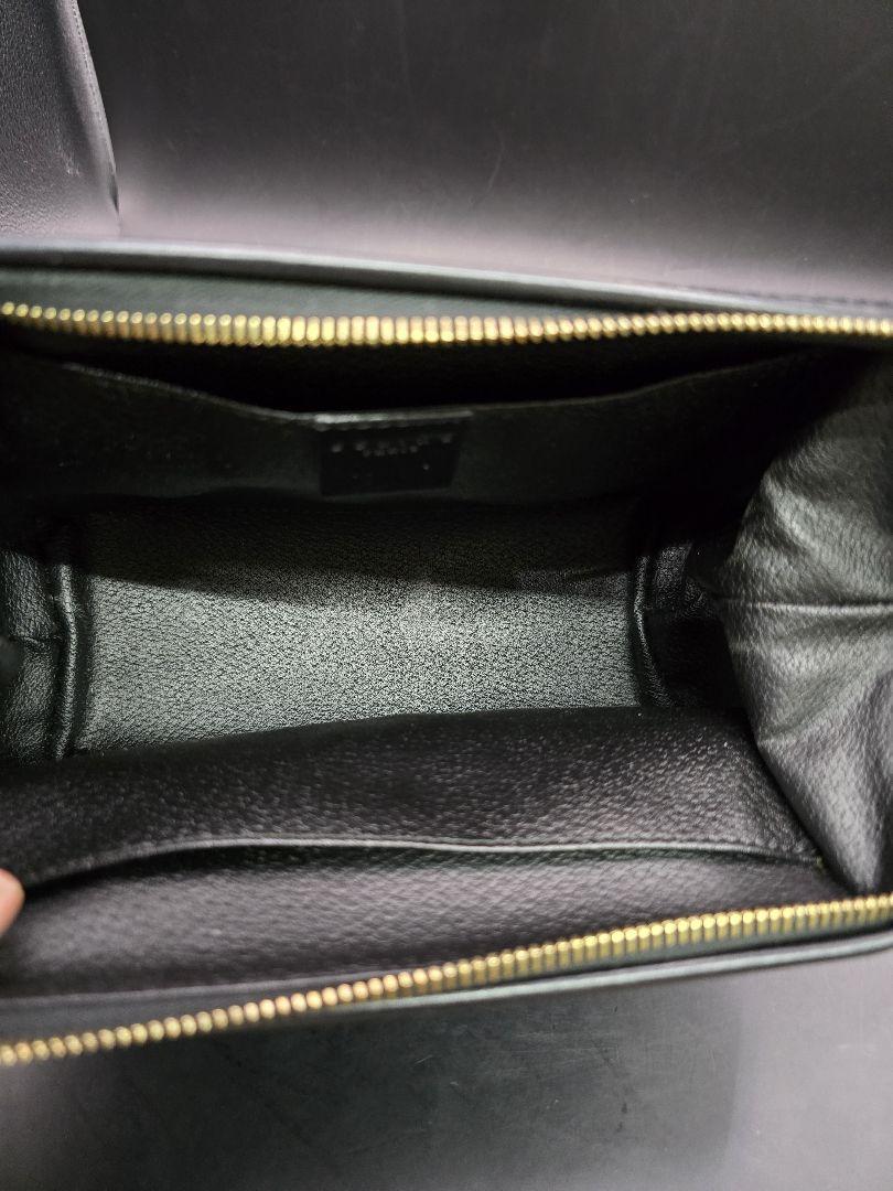 MT376 セリーヌ CELINE ポーチ マカダム ブラック　ゴールド　美品