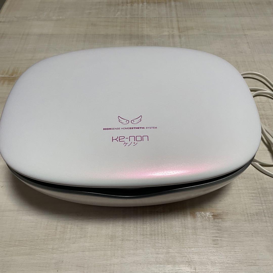KE-NON Ver8.0家庭用脱毛器 ホワイト 取扱説明書・ポーチ付き