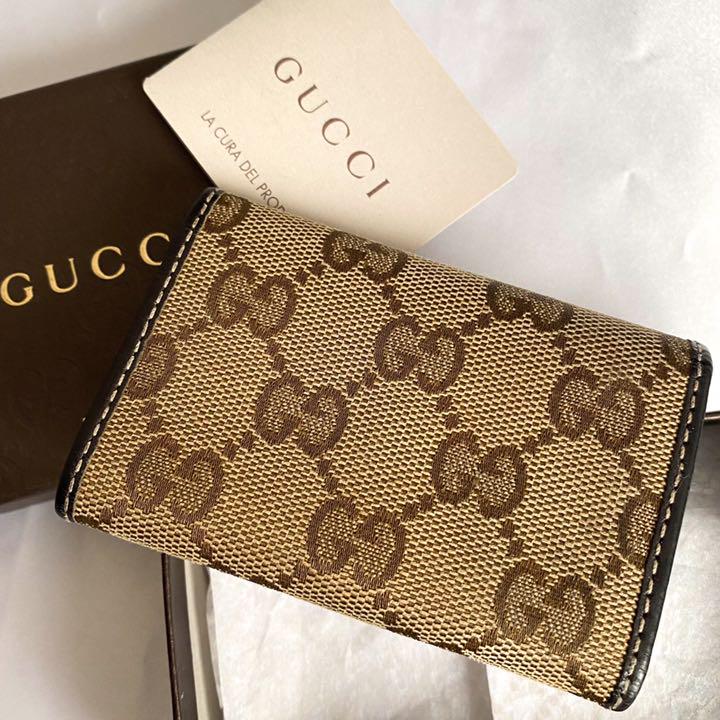 特価即納 美品 キーリング GGキャンバス ラブリーハート I8392-m14064532894 GUCCI グッチ キーケース NEW定番