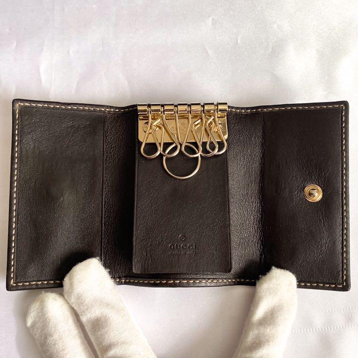 特価即納 美品 キーリング GGキャンバス ラブリーハート I8392-m14064532894 GUCCI グッチ キーケース NEW定番