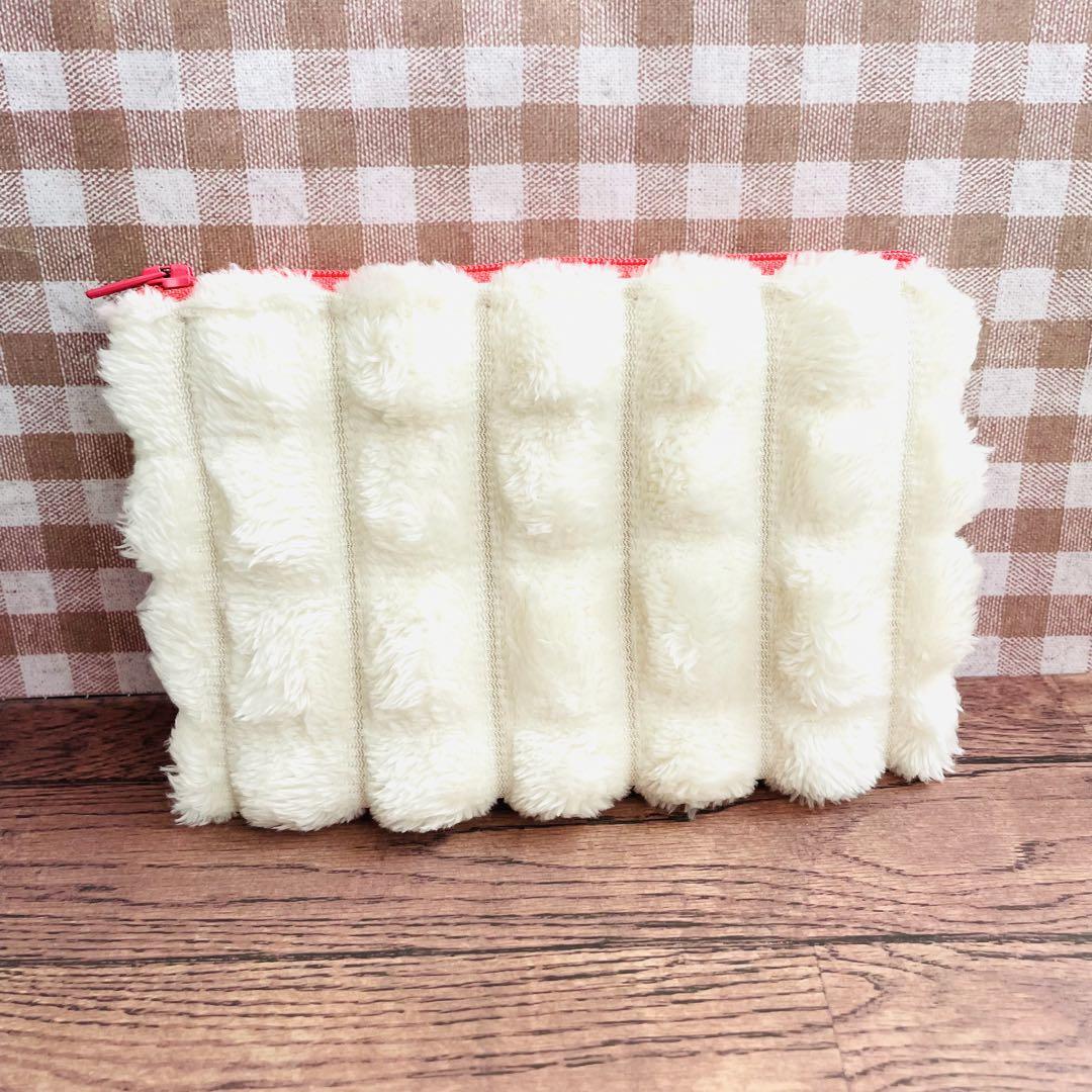 ファーポーチ　〈ブロック〉
