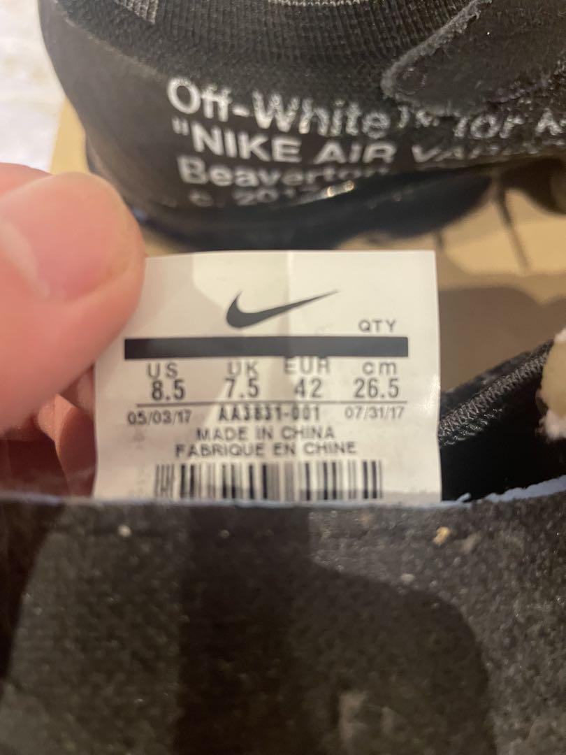 Nike Air VaporMax Off-White コラボ スニーカー