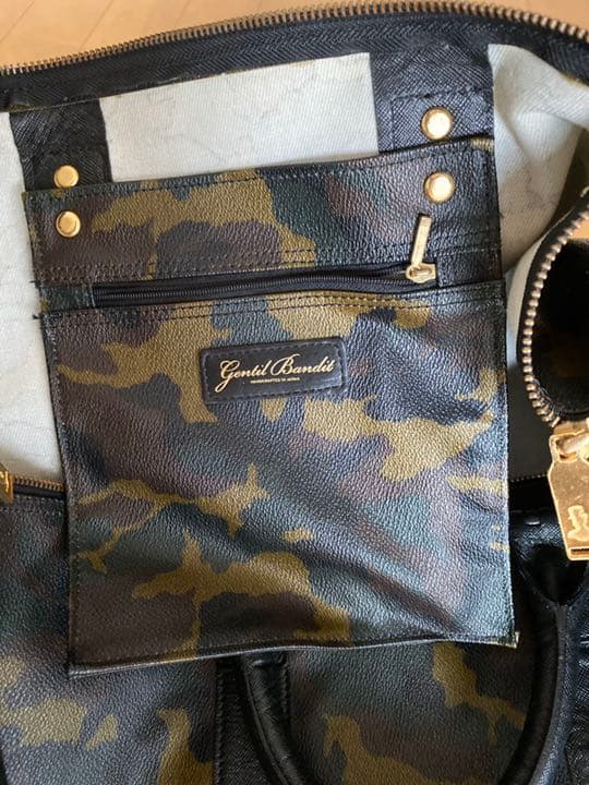 ジャンティバンティ☆最終値下げ☆カモフラボストンバッグgentil