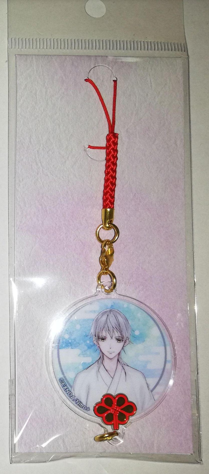 女の子向けプレゼント集結 刀剣乱舞 とうらぶ 鶴丸国永 軽装アクリルキーホルダー 都結び ストラップ