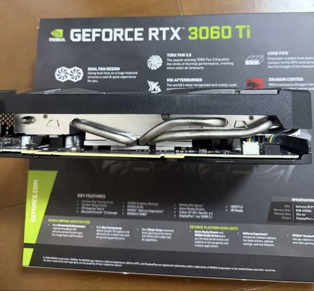 グラフィックボード・グラボ・ビデオカード MSI GeForce RTX 3060 Ti Ventus 2X OC