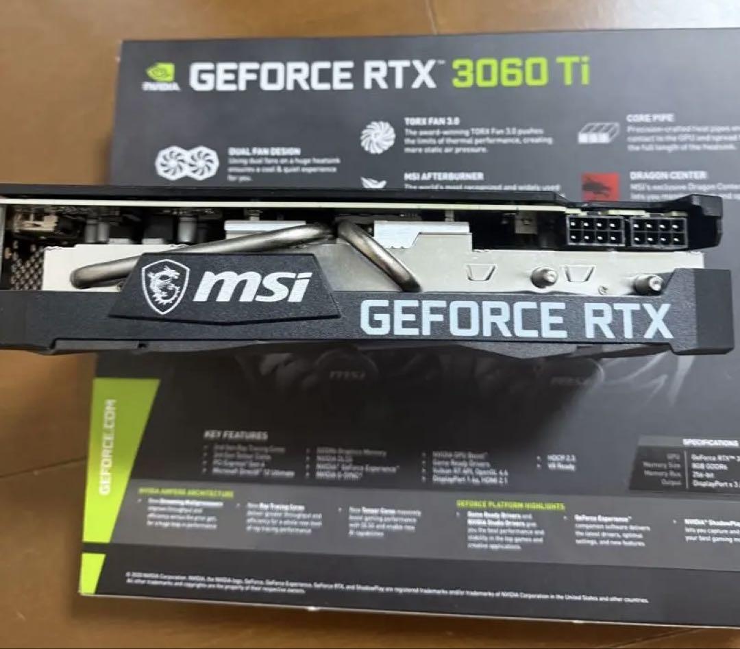 グラフィックボード・グラボ・ビデオカード MSI GeForce RTX 3060 Ti Ventus 2X OC