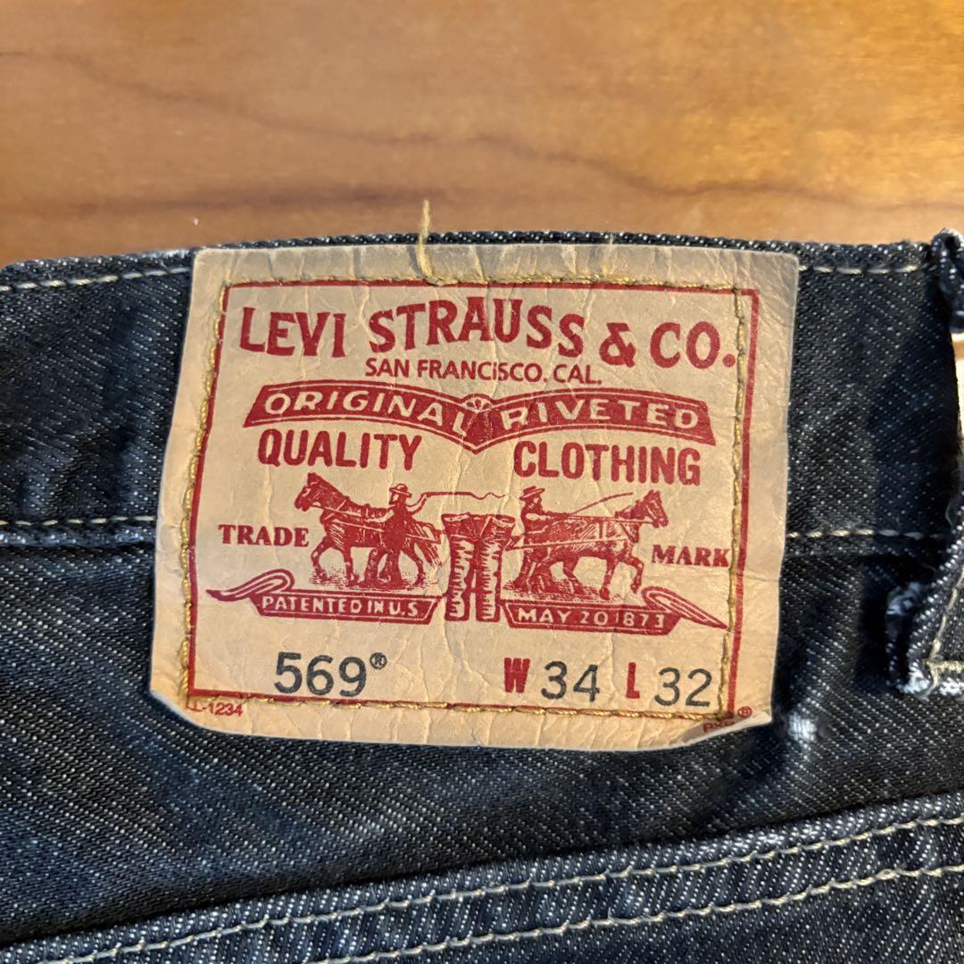 00s ドミニカ製 Levis 569 W34 L32 ブラック