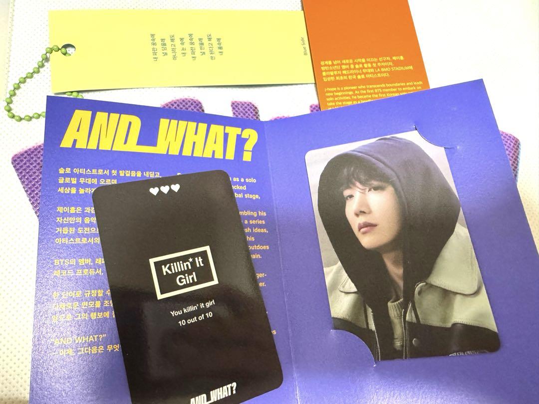 BTS J-HOPE ホビ 入場特典 トレカ 展示会 AND WHAT BTS j-hope ホビ 展示会 and what トレカ 特典 韓国 - メルカリ