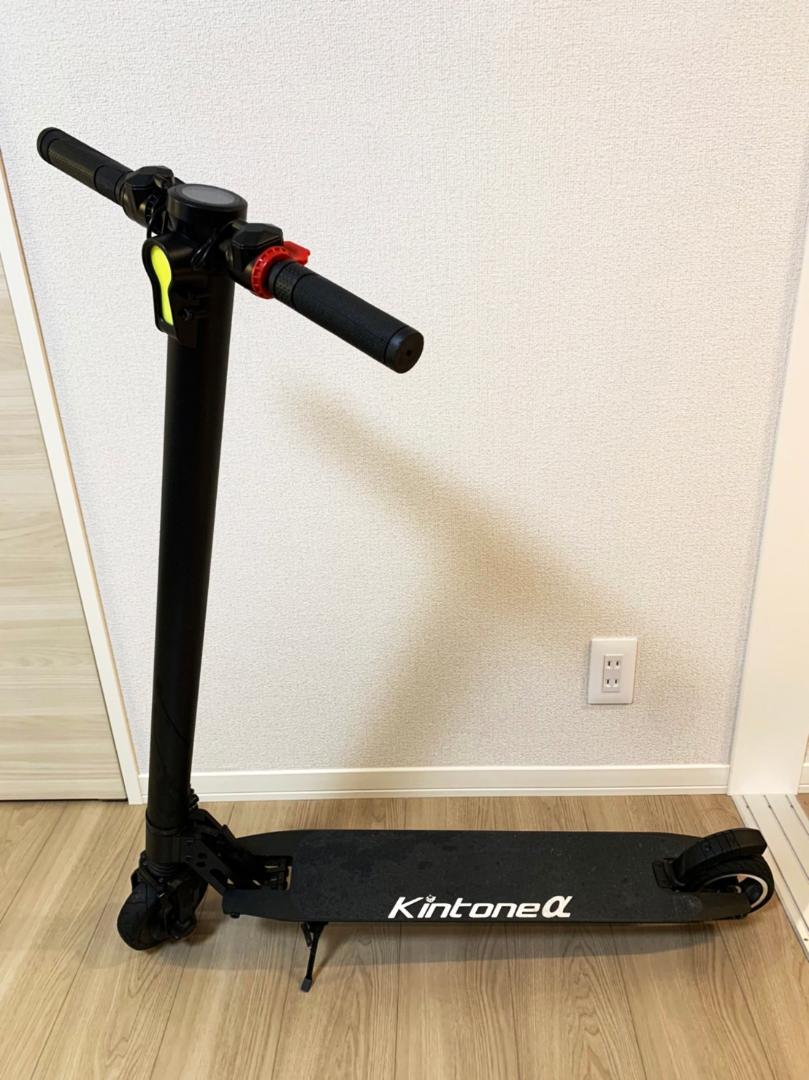 【最終値下げ】キントーン kintone α 電動キックボード ブラック BLK 【最終値下げ】キントーン kintone α 電動キックボード ブラック BLK