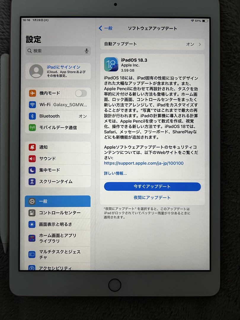 iPad (第7世代) 10.2インチ 32GBWiFi+Cellularモデル